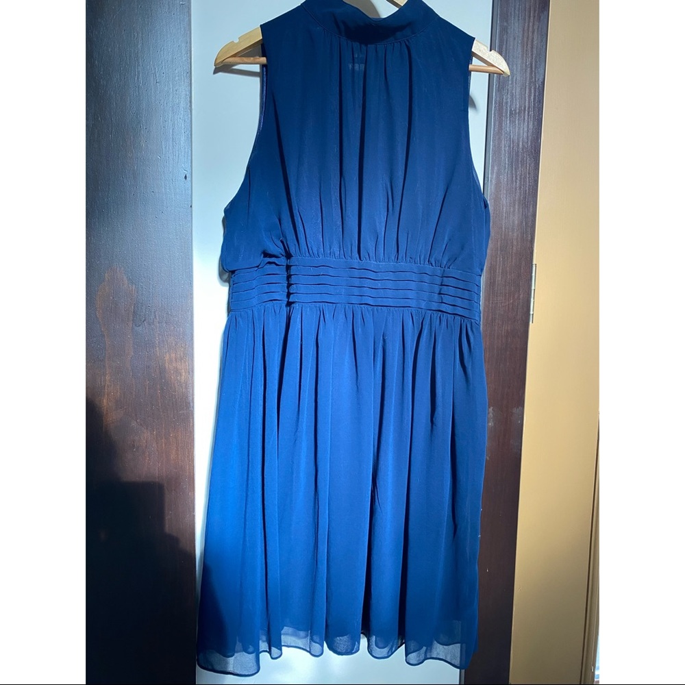 Navy blue dress